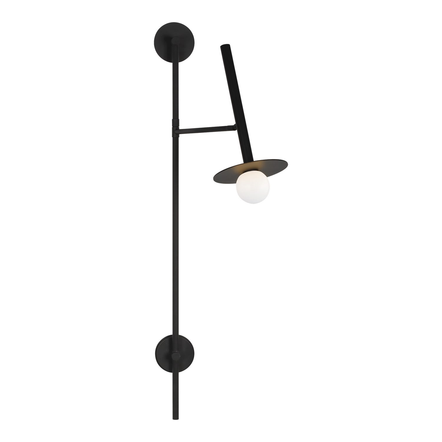 Visual Comfort Studio - KW1031MBK - One Light Wall Sconce - Nodes - Midnight Black