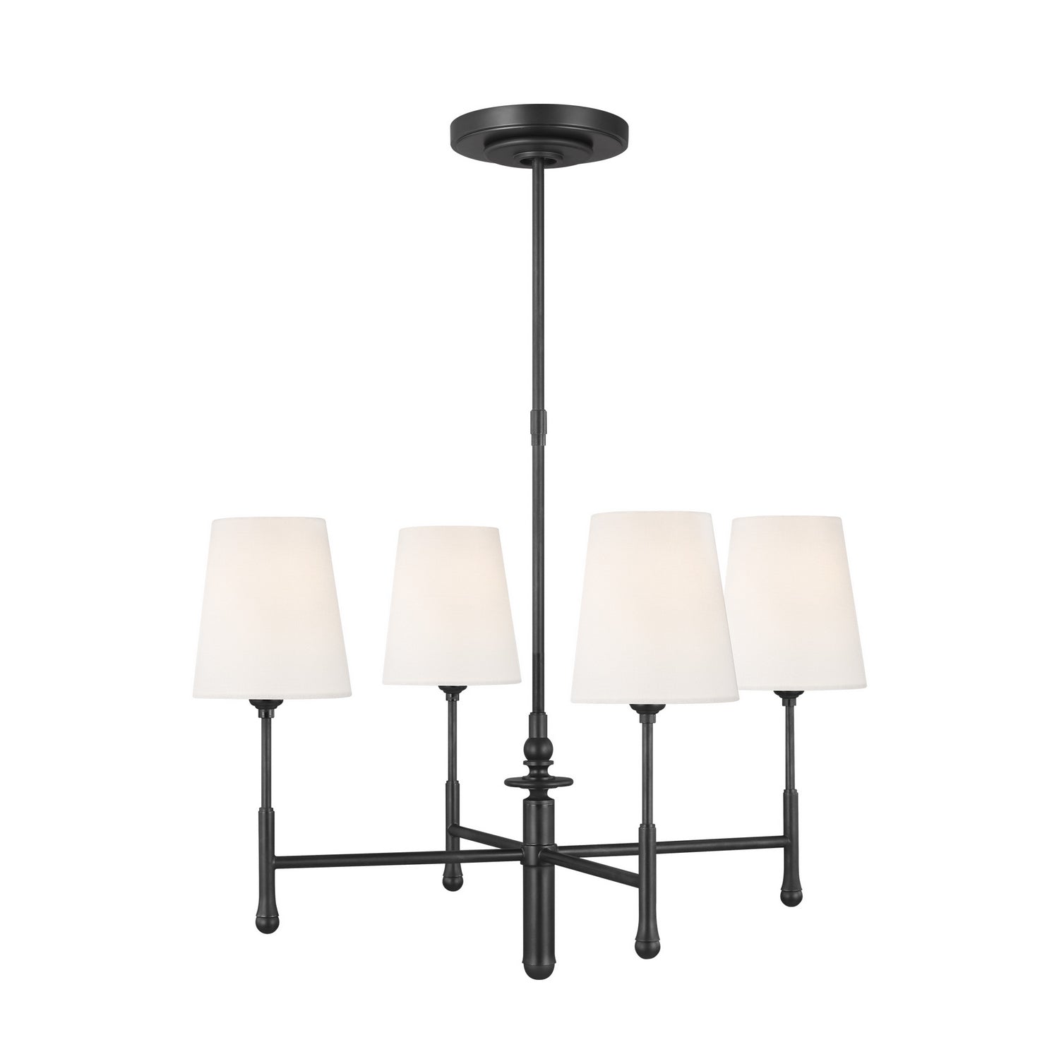 Visual Comfort Studio - TC1004AI - Four Light Chandelier - Capri - Aged Iron