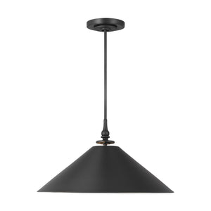 Visual Comfort Studio - TP1001AI - One Light Pendant - Capri - Aged Iron