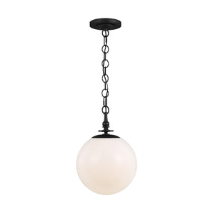 Visual Comfort Studio - TP1041AI - One Light Pendant - Capri - Aged Iron