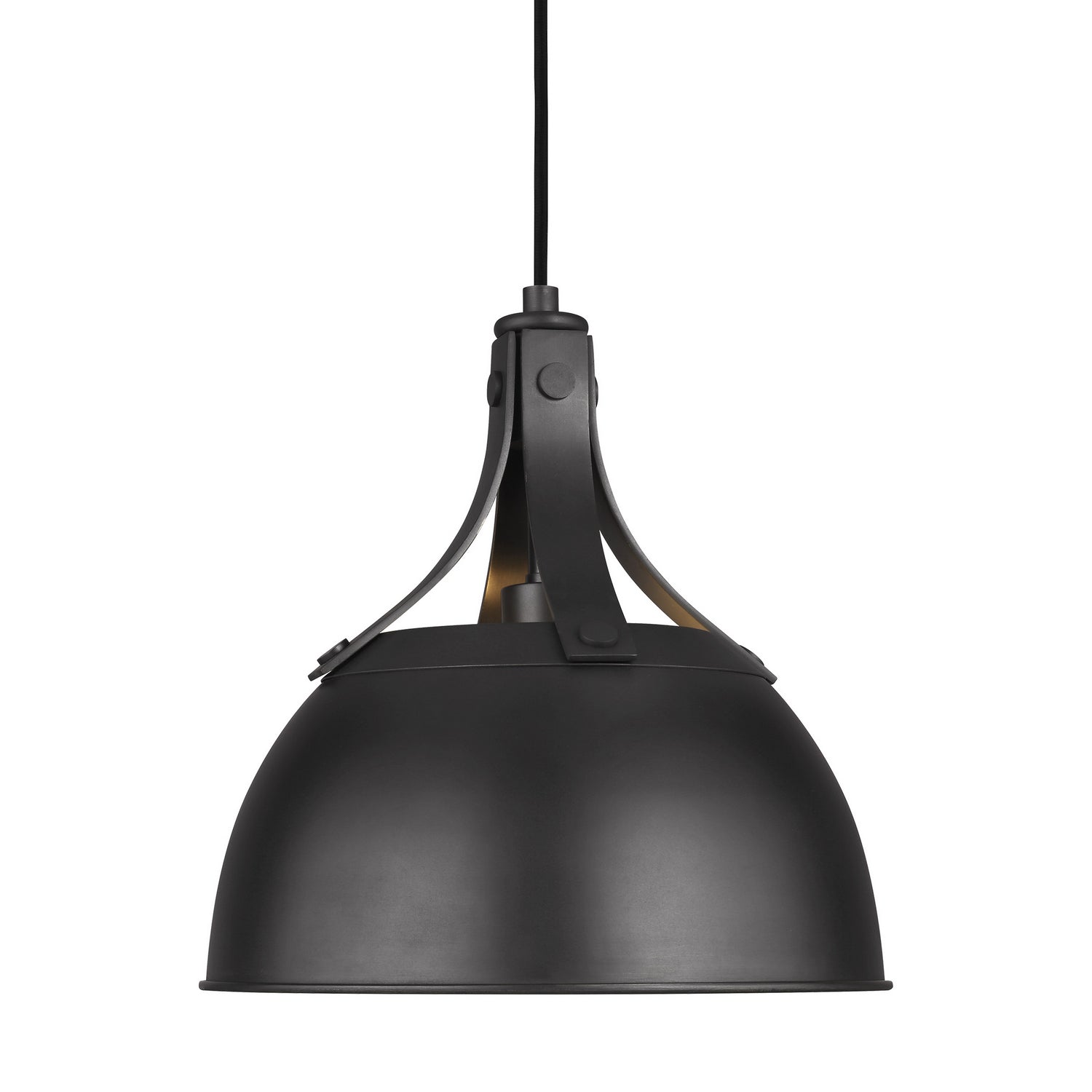 Visual Comfort Studio - TP1051AI - One Light Pendant - Logan - Aged Iron