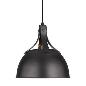 Visual Comfort Studio - TP1051AI - One Light Pendant - Logan - Aged Iron