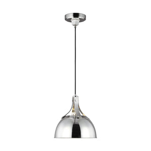 Visual Comfort Studio - TP1051PN - One Light Pendant - Logan - Polished Nickel