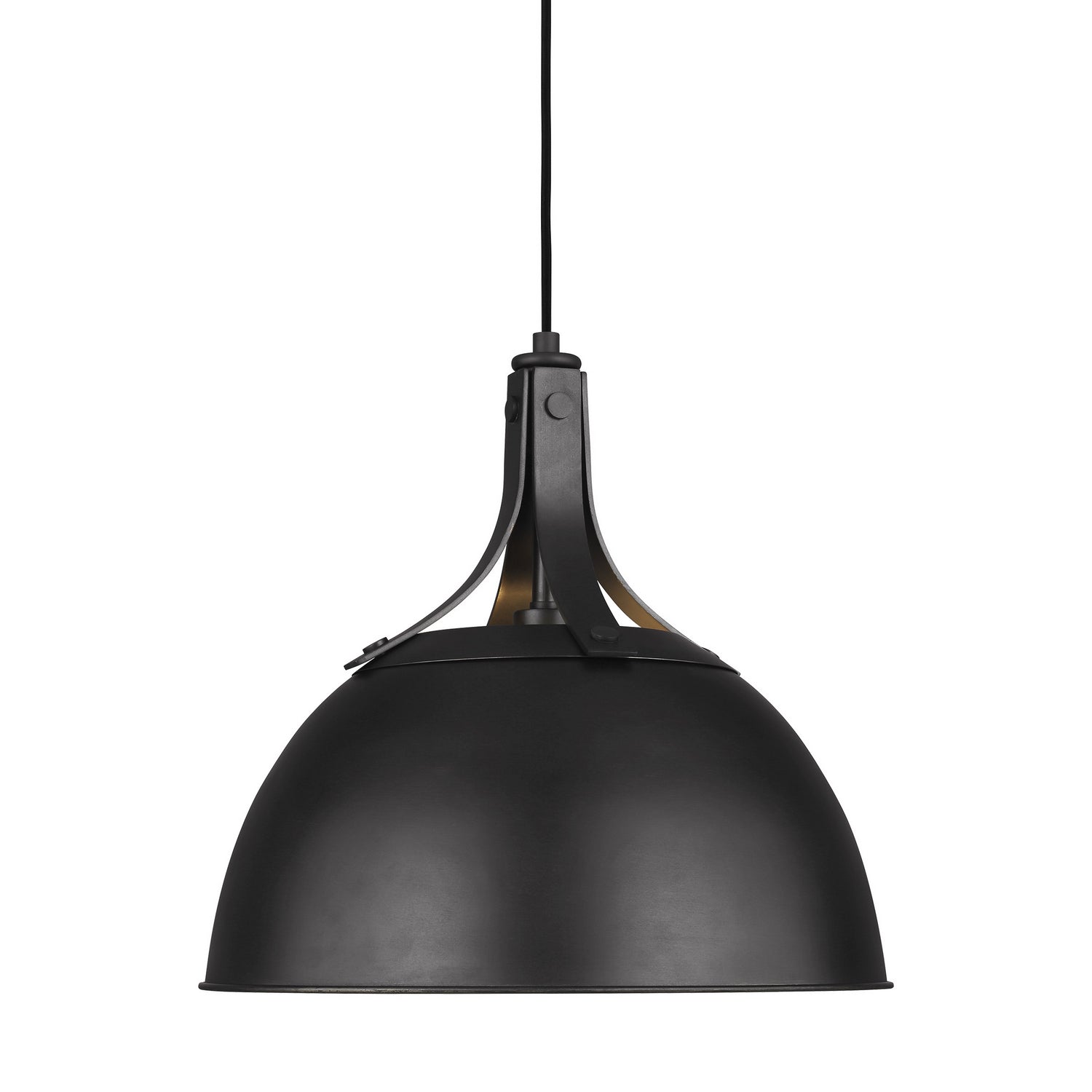 Visual Comfort Studio - TP1061AI - One Light Pendant - Logan - Aged Iron