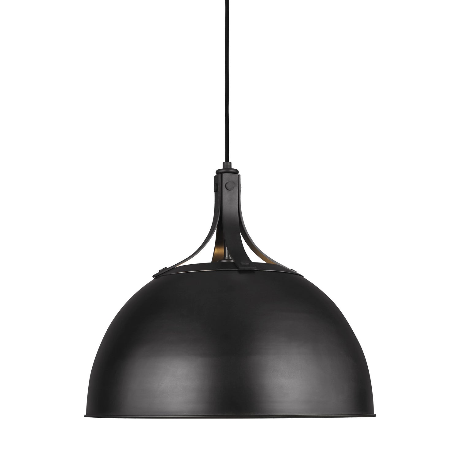 Visual Comfort Studio - TP1071AI - One Light Pendant - Logan - Aged Iron