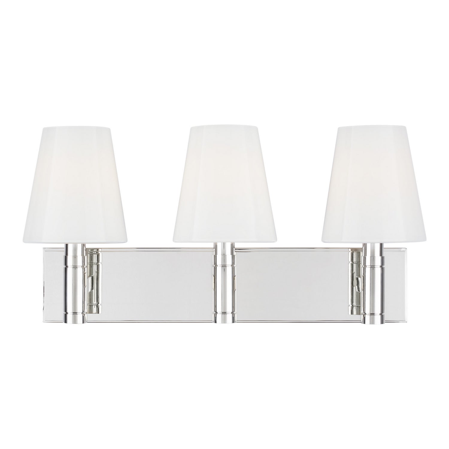 Visual Comfort Studio - TV1033PN - Three Light Vanity - Beckham Classic - Polished Nickel