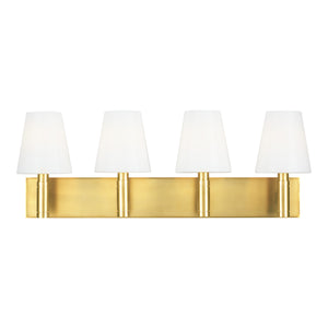 Visual Comfort Studio - TV1044BBS - Four Light Vanity - Beckham Classic - Burnished Brass