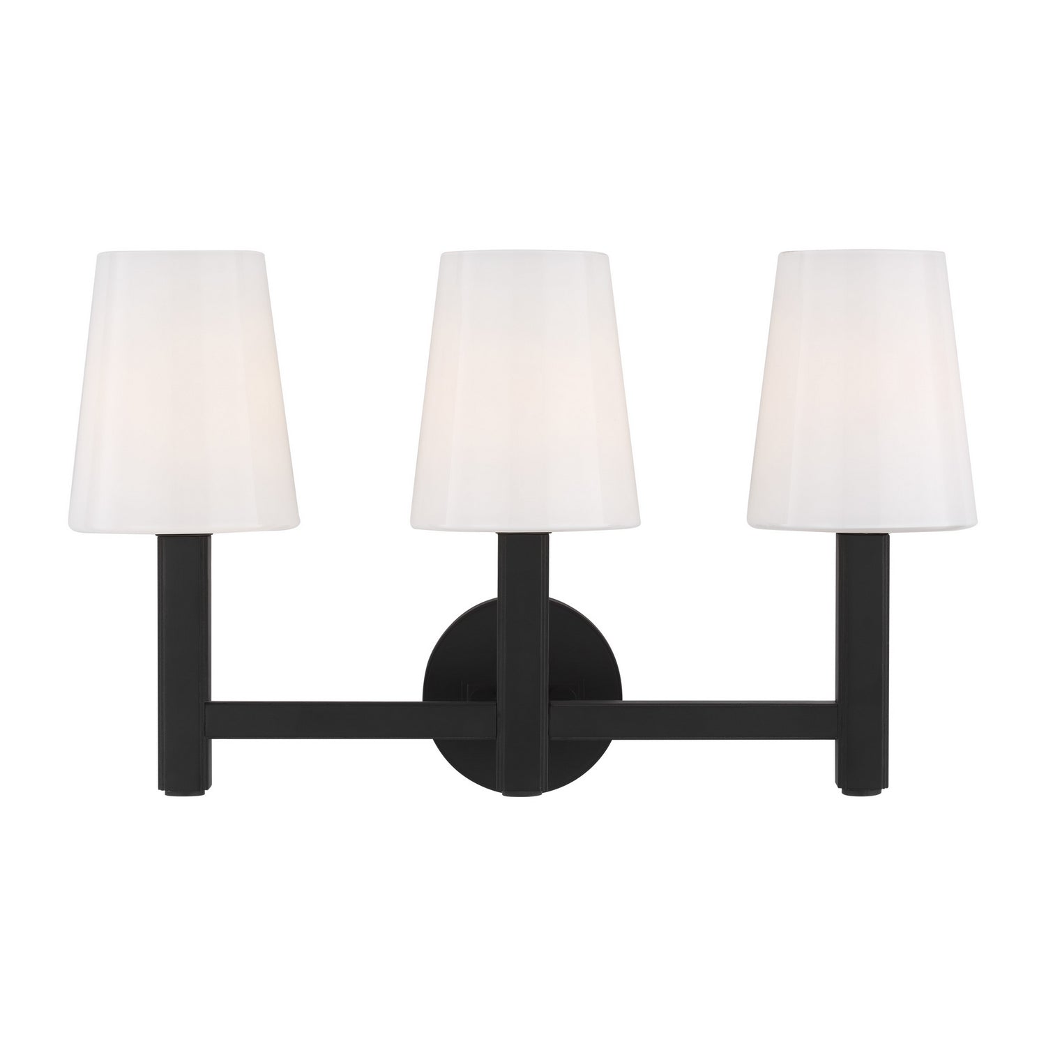 Visual Comfort Studio - TV1133AI - Three Light Vanity - Logan - Aged Iron