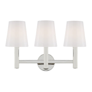 Visual Comfort Studio - TV1133PN - Three Light Vanity - Logan - Polished Nickel