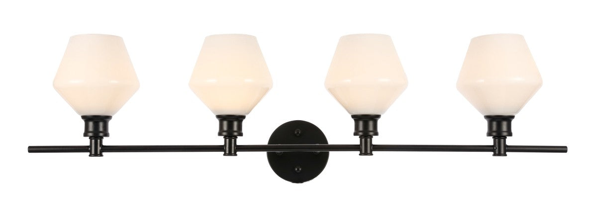 Elegant Lighting - LD2321BK - Four Light Wall Sconce - Gene - Black