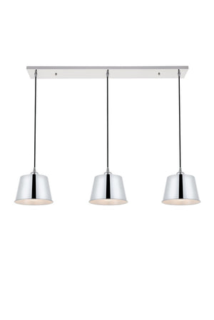 Elegant Lighting - LD4057D40C - Three Light Pendant - Nota - Chrome