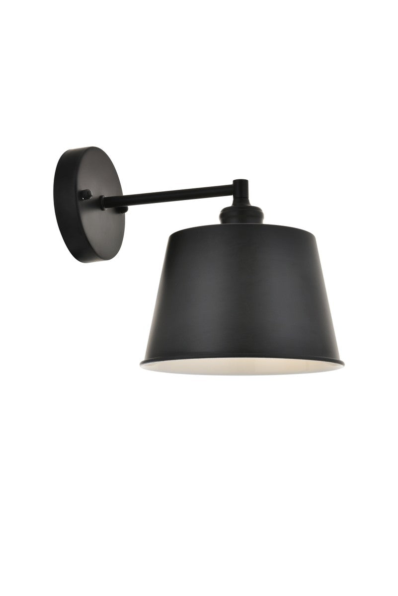 Elegant Lighting - LD4058W8BK - One Light Wall Sconce - Nota - black