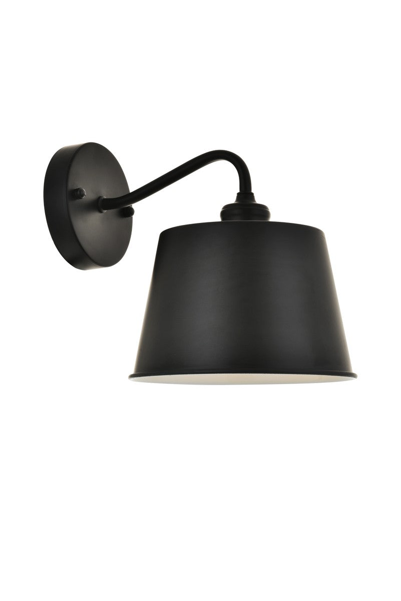 Elegant Lighting - LD4059W8BK - One Light Wall Sconce - Nota - black