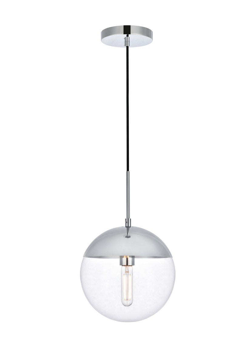 Elegant Lighting - LD6035C - One Light Pendant - Eclipse - Chrome And Clear