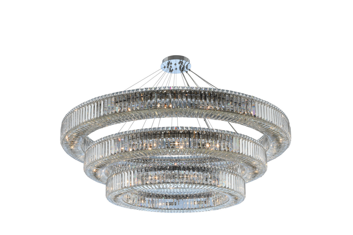 Allegri - 11714-010-FR001 - 48 Light Pendant - Rondelle - Chrome