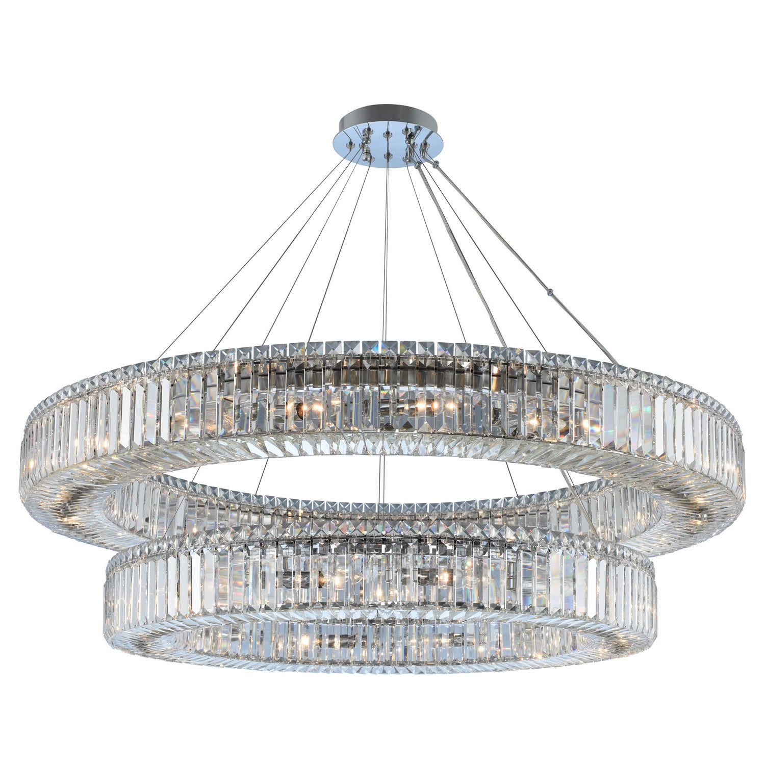 Allegri - 11773-010-FR001 - 30 Light Pendant - Rondelle - Chrome