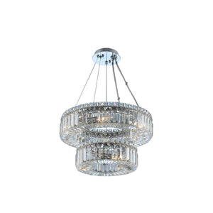 Allegri - 11776-010-FR001 - Nine Light Pendant - Rondelle - Chrome