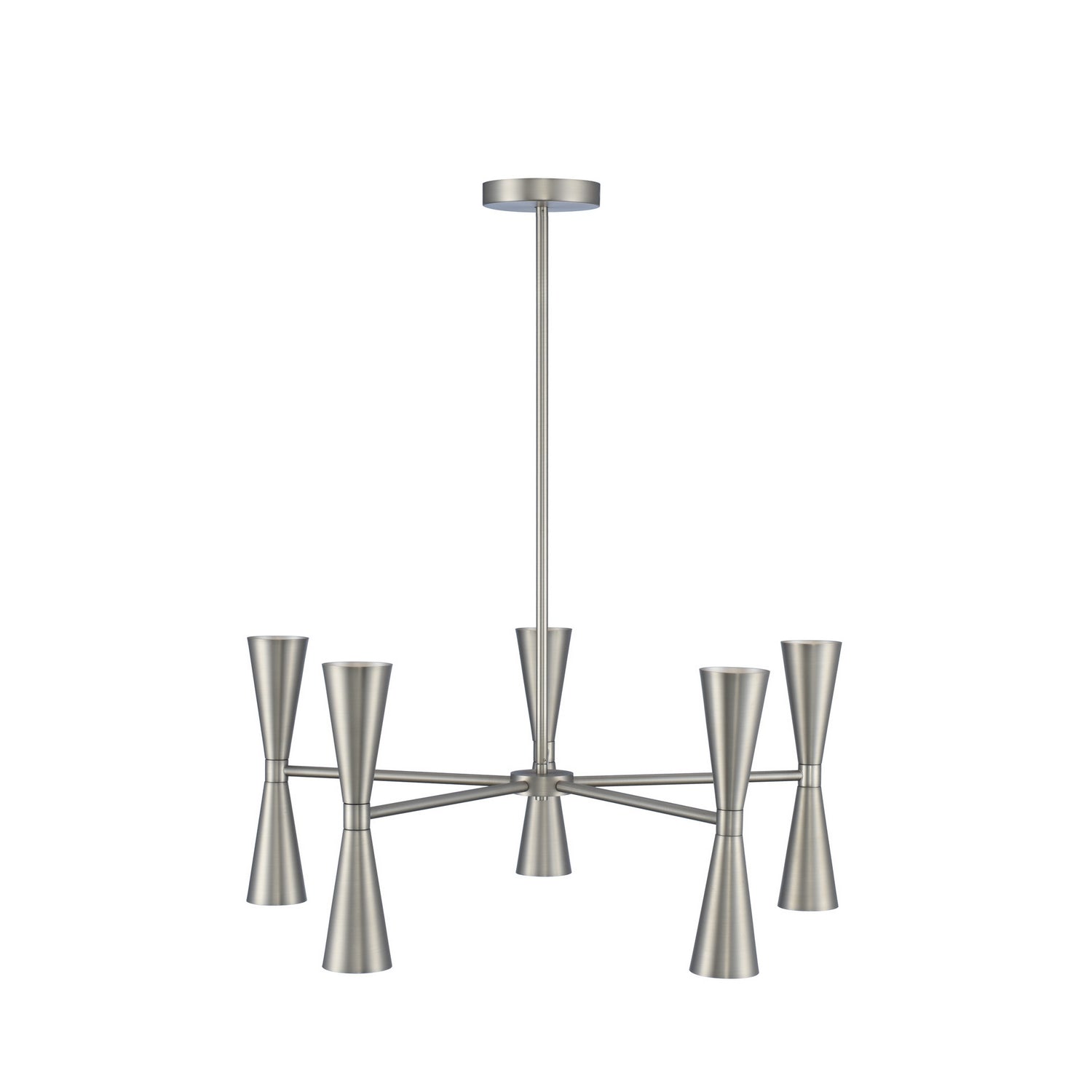 Kalco - 310470SN - LED Chandelier - Milo - Satin Nickel