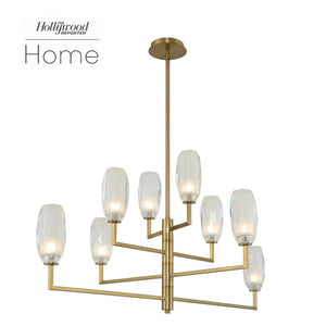 Kalco - 511560WB - LED Island Pendant - December - Winter Brass