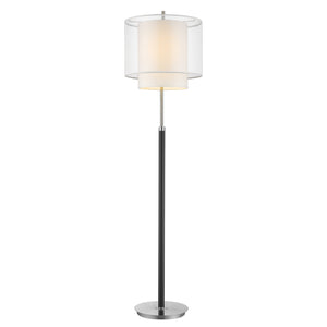 Acclaim Lighting - BF7164 - One Light Floor Lamp - Roosevelt - Espresso/ Brushed Nickel