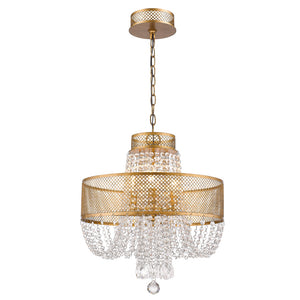 Acclaim Lighting - IN11310AG - Four Light Chandelier - Viola - Antique Gold