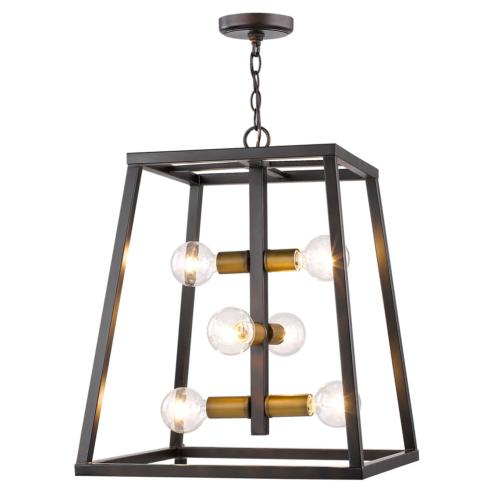 Acclaim Lighting - IN11381ORB - Six Light Foyer Pendant - Tiberton - Oil Rubbed Bronze