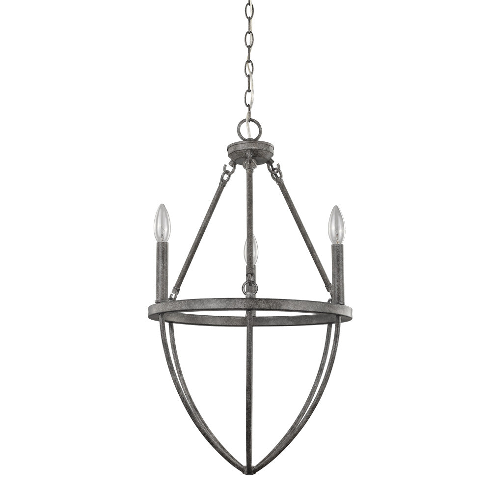 Acclaim Lighting - IN11390ASH - Three Light Chandelier - Harlow - Ash