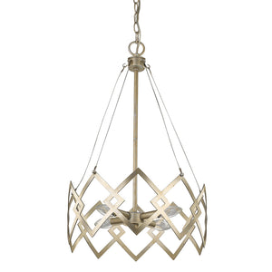 Acclaim Lighting - IN11397WG - Four Light Pendant - Nora - Washed Gold