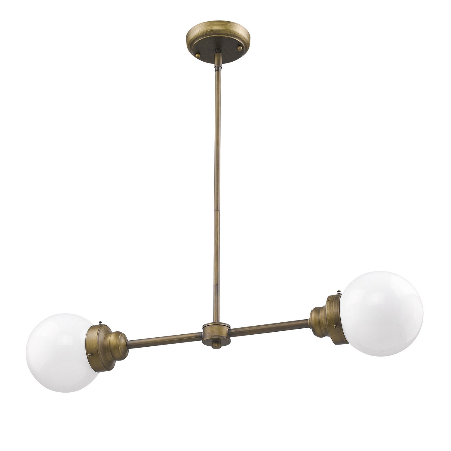 Acclaim Lighting - IN21224RB - Two Light Island Pendant - Portsmith - Raw Brass