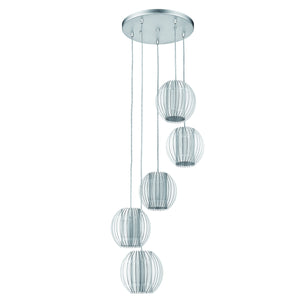 Acclaim Lighting - TP6300-5 - Five Light Pendant - Phoenix - Metallic Silver