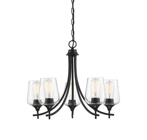 Savoy House - 1-4032-5-BK - Five Light Chandelier - Octave - Black