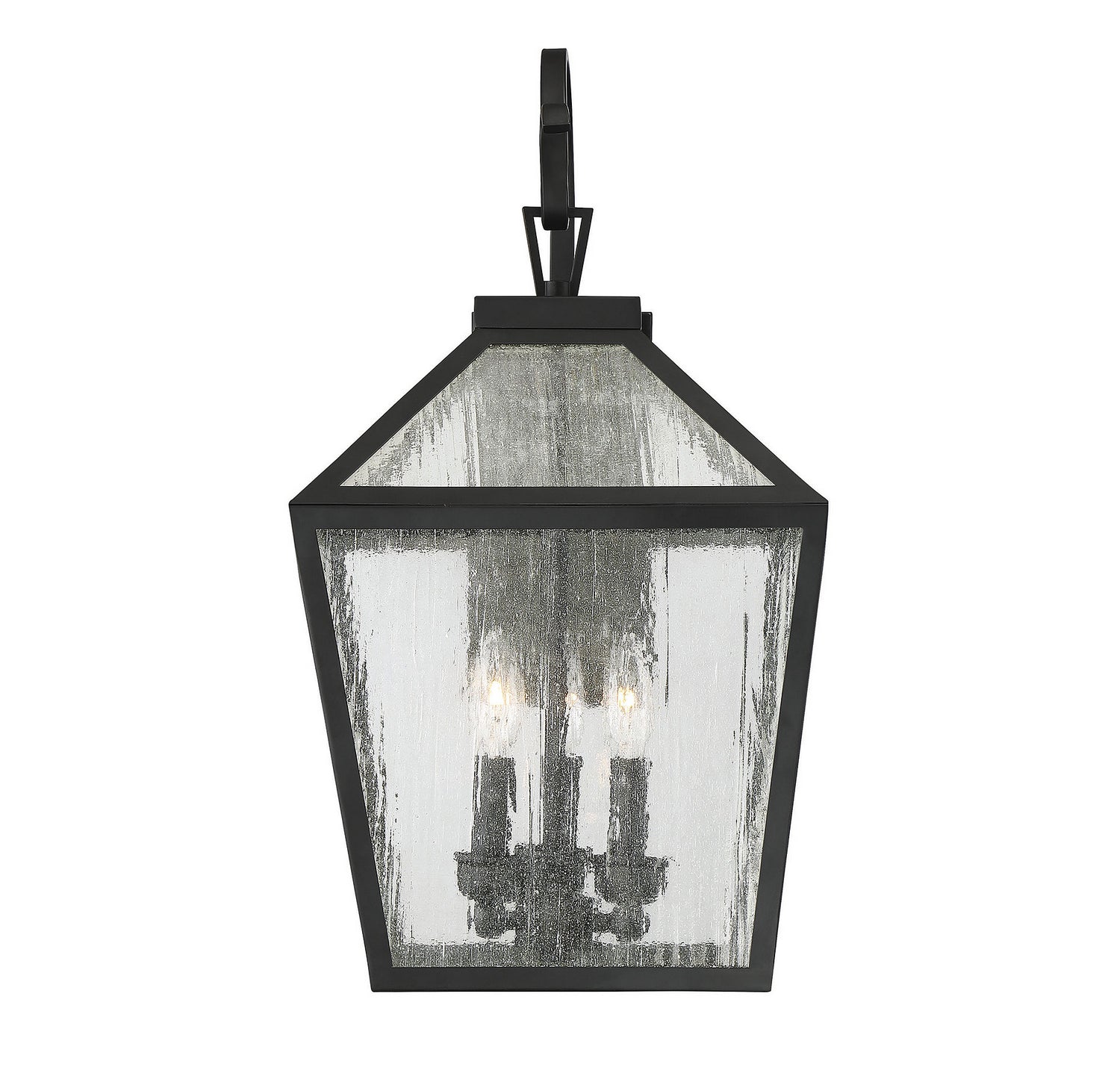 Savoy House - 5-101-BK - Three Light Wall Lantern - Woodstock - Black