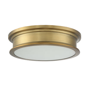 Savoy House - 6-133-16-322 - Three Light Flush Mount - Watkins - Warm Brass