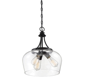 Savoy House - 7-4034-3-BK - Three Light Pendant - Octave - Black