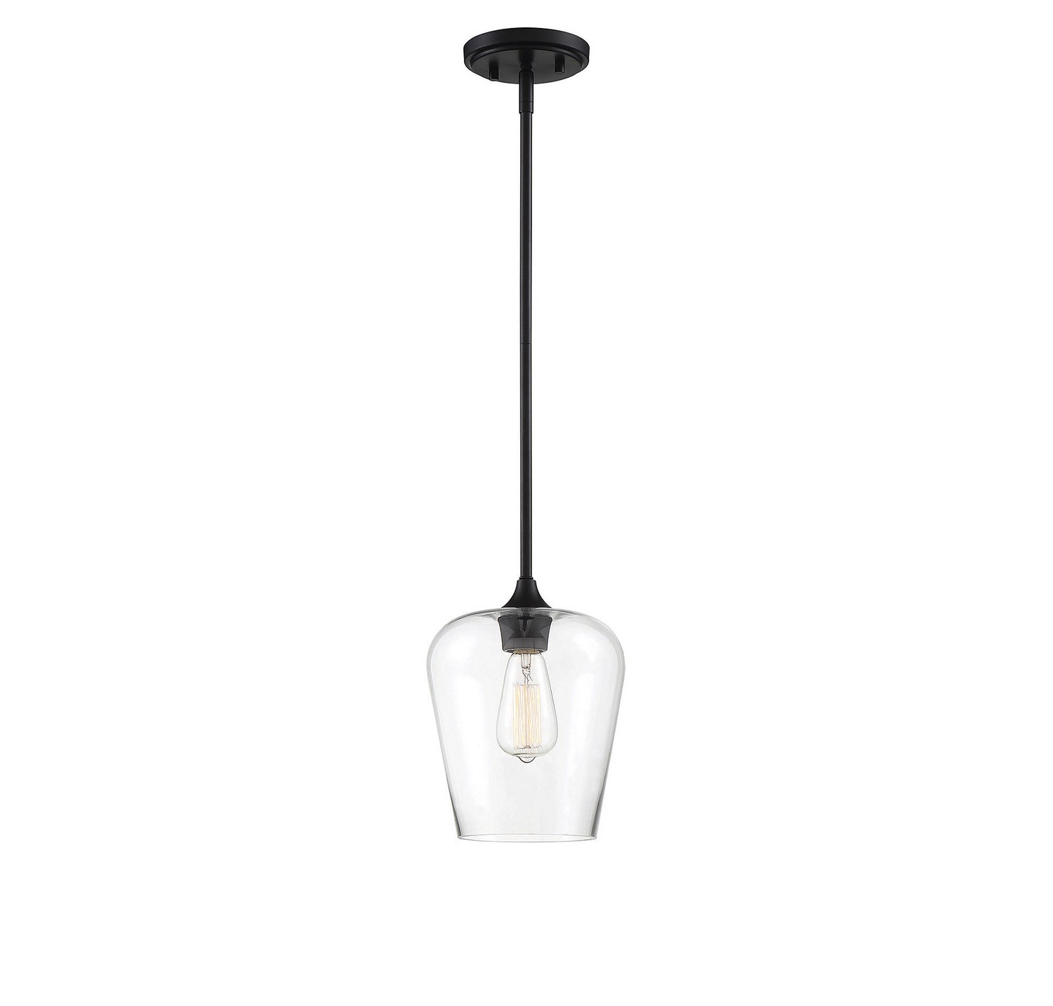 Savoy House - 7-4036-1-BK - One Light Pendant - Octave - Black