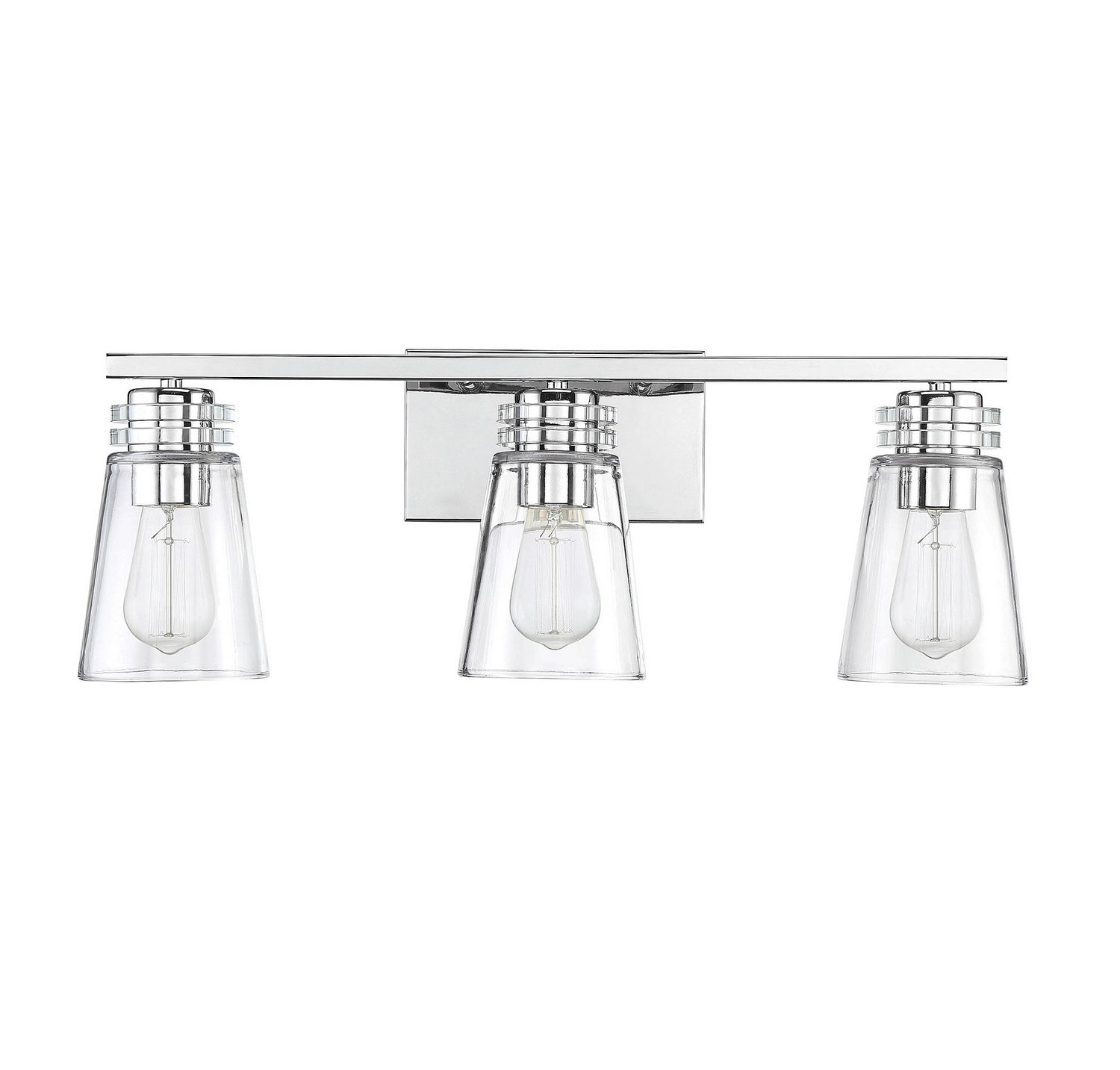 Savoy House - 8-2148-3-109 - Three Light Bath Bar - Brannon - Polished Nickel