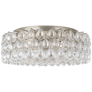 Visual Comfort Signature - ARN 4172BSL-CG - Six Light Flush Mount - Liscia - Burnished Silver Leaf