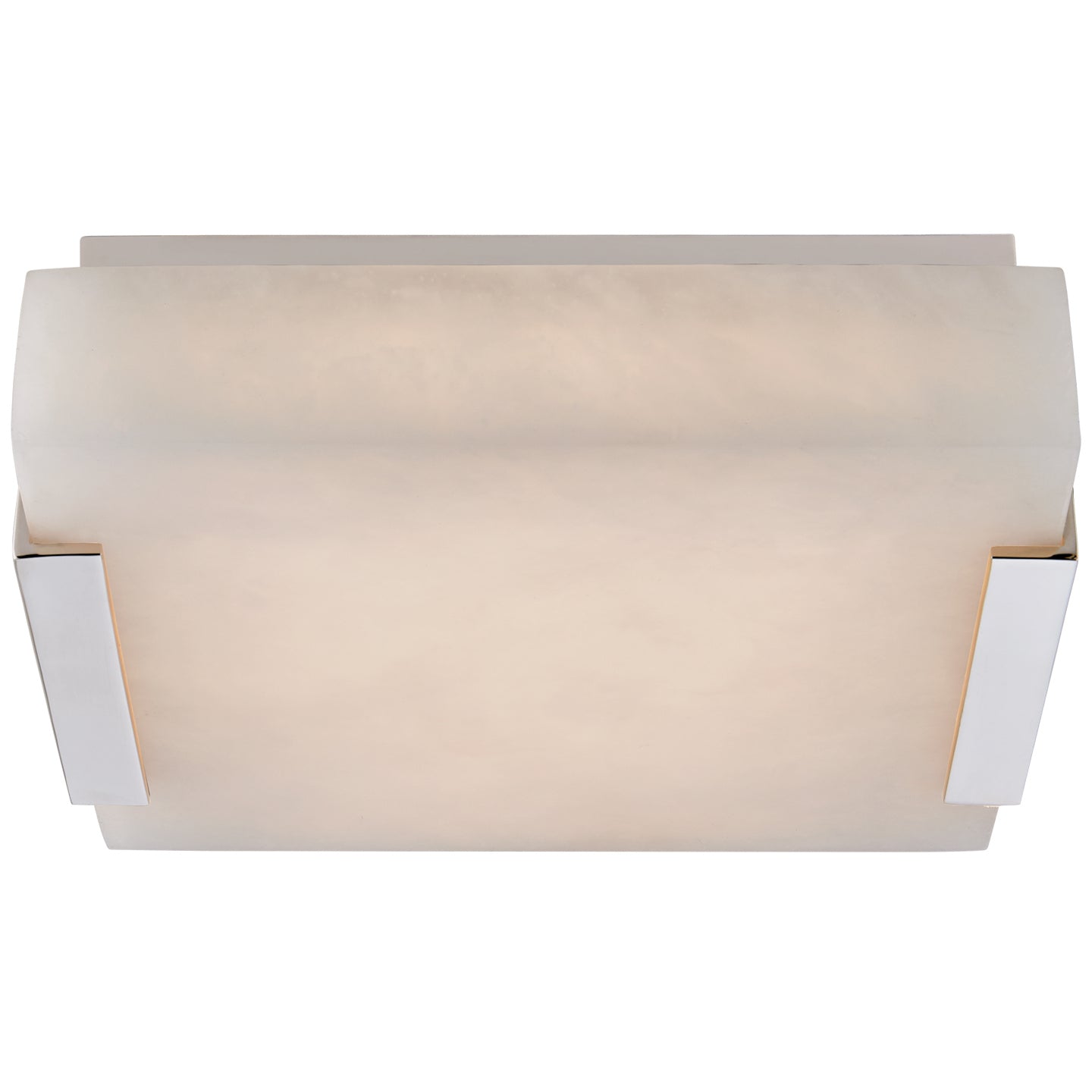 Visual Comfort Signature - KW 4114PN-ALB - LED Flush Mount - Covet - Polished Nickel