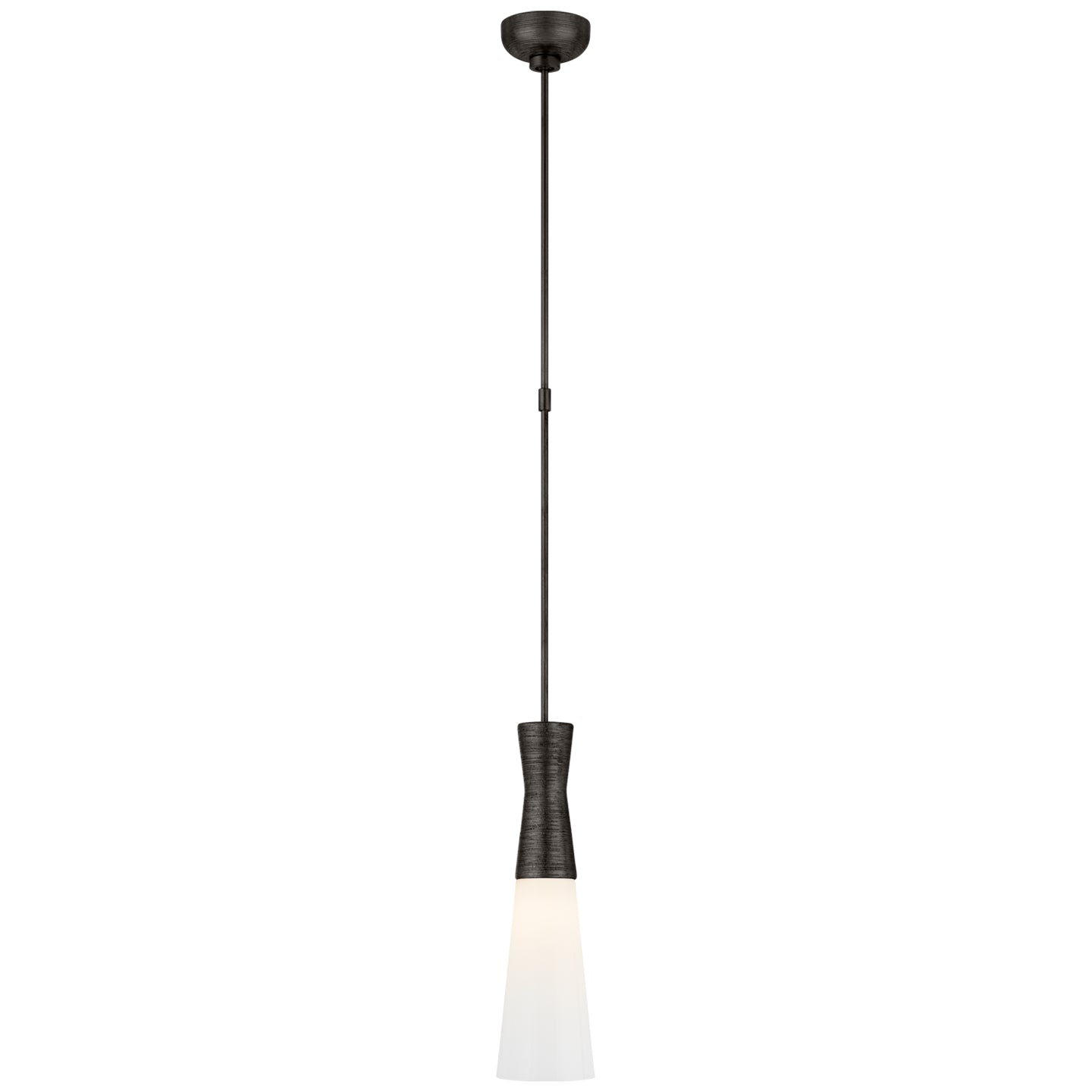 Visual Comfort Signature - KW 5533AI-WG - One Light Pendant - Utopia - Aged Iron