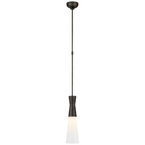 Visual Comfort Signature - KW 5533AI-WG - One Light Pendant - Utopia - Aged Iron