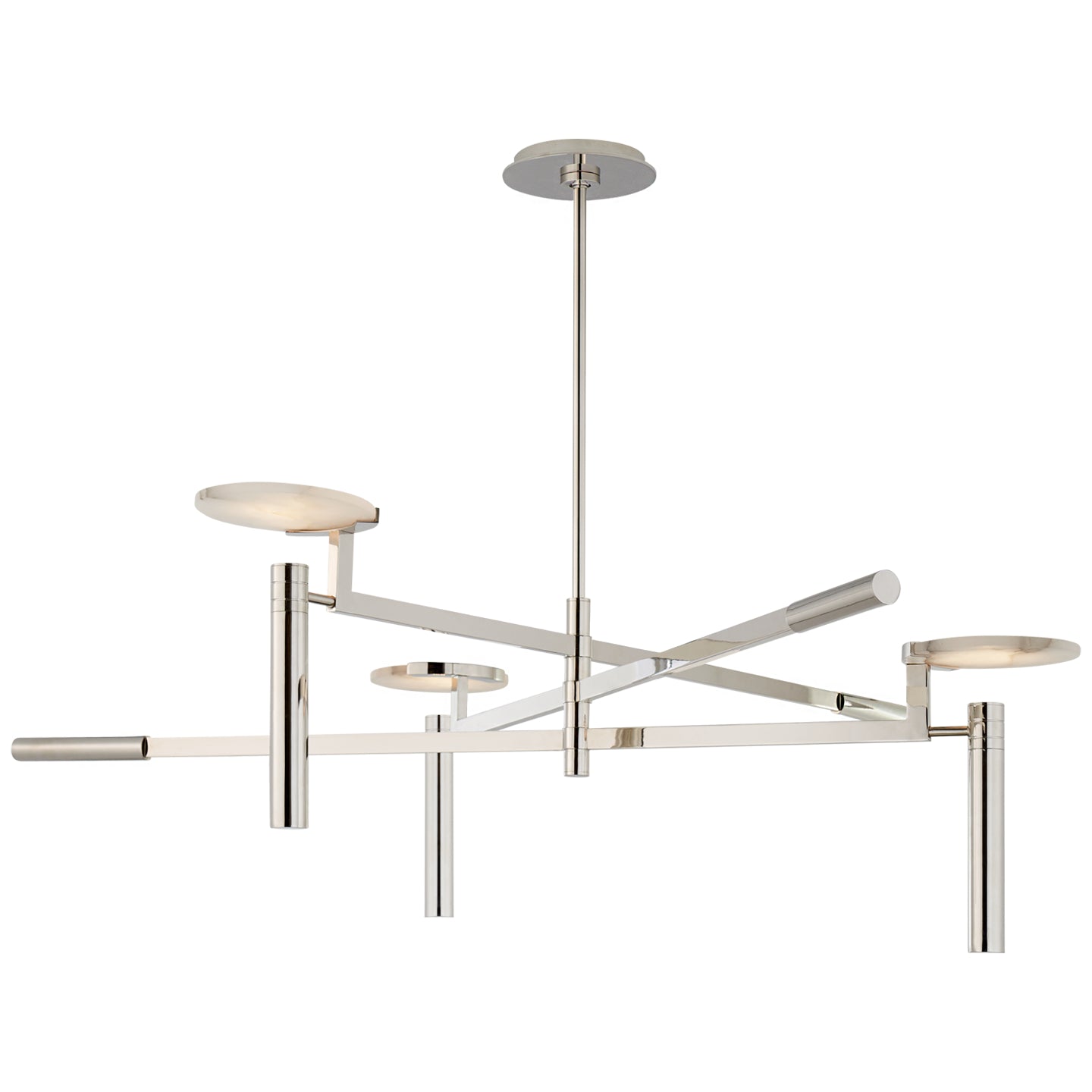 Visual Comfort Signature - KW 5602PN-ALB - LED Chandelier - Melange - Polished Nickel