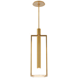 Visual Comfort Signature - KW 5612AB-ALB - LED Pendant - Melange - Antique-Burnished Brass