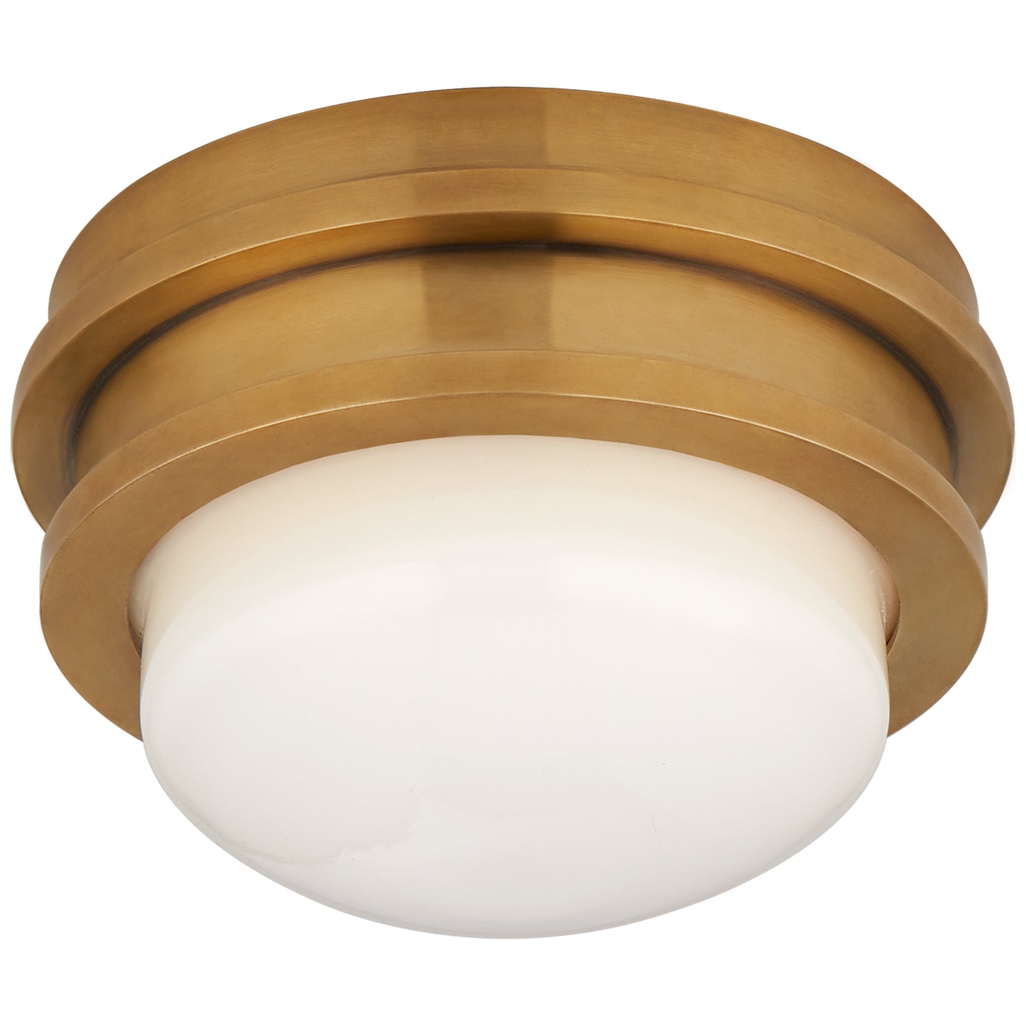 Visual Comfort Signature - CHC 4600AB-WG - LED Flush Mount - Launceton - Antique-Burnished Brass