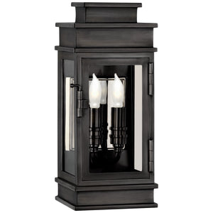 Visual Comfort Signature - CHD 2907BZ-CG - Two Light Wall Lantern - Linear Lantern - Bronze