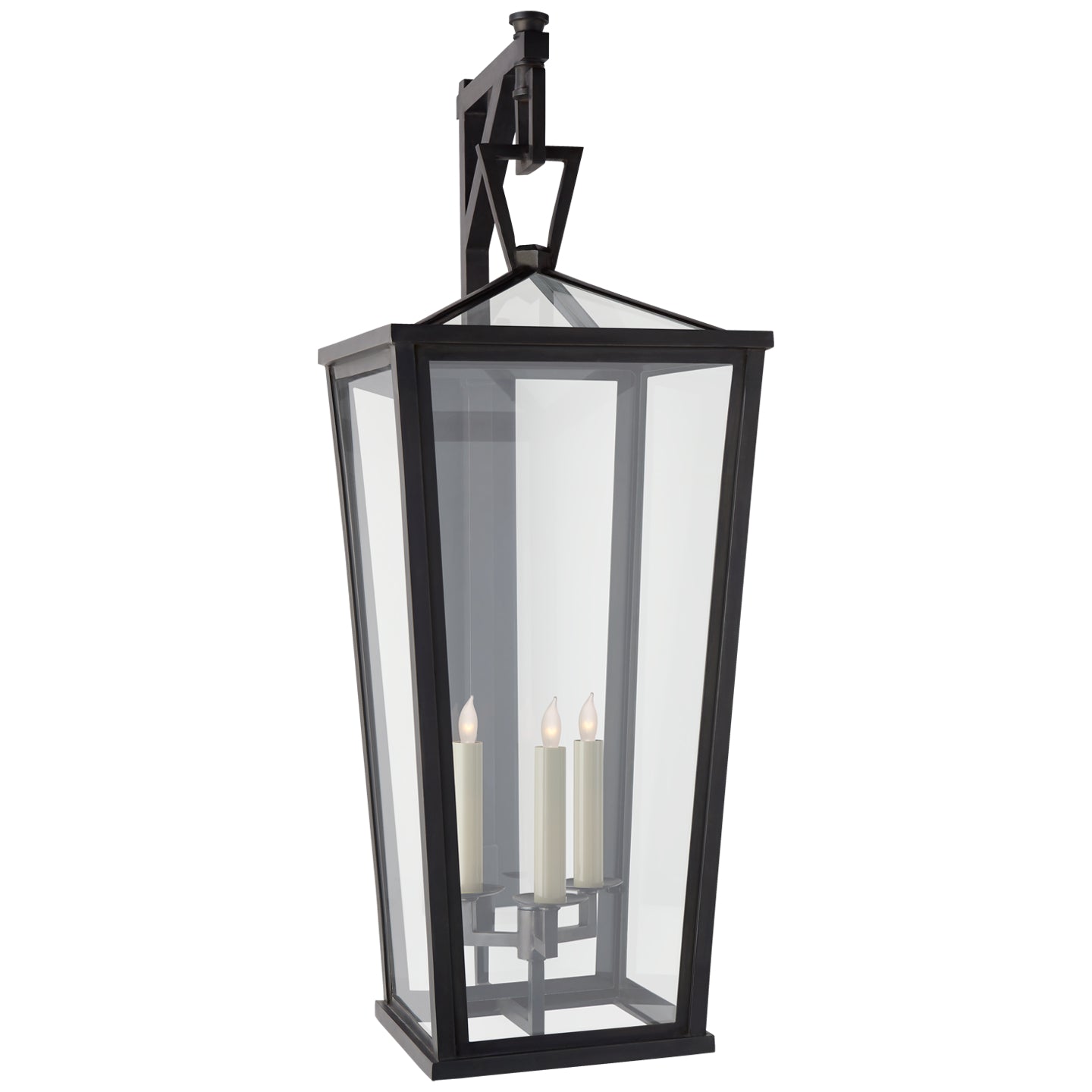 Visual Comfort Signature - CHO 2790BZ-CG - Three Light Wall Lantern - Darlana Outdoor - Bronze