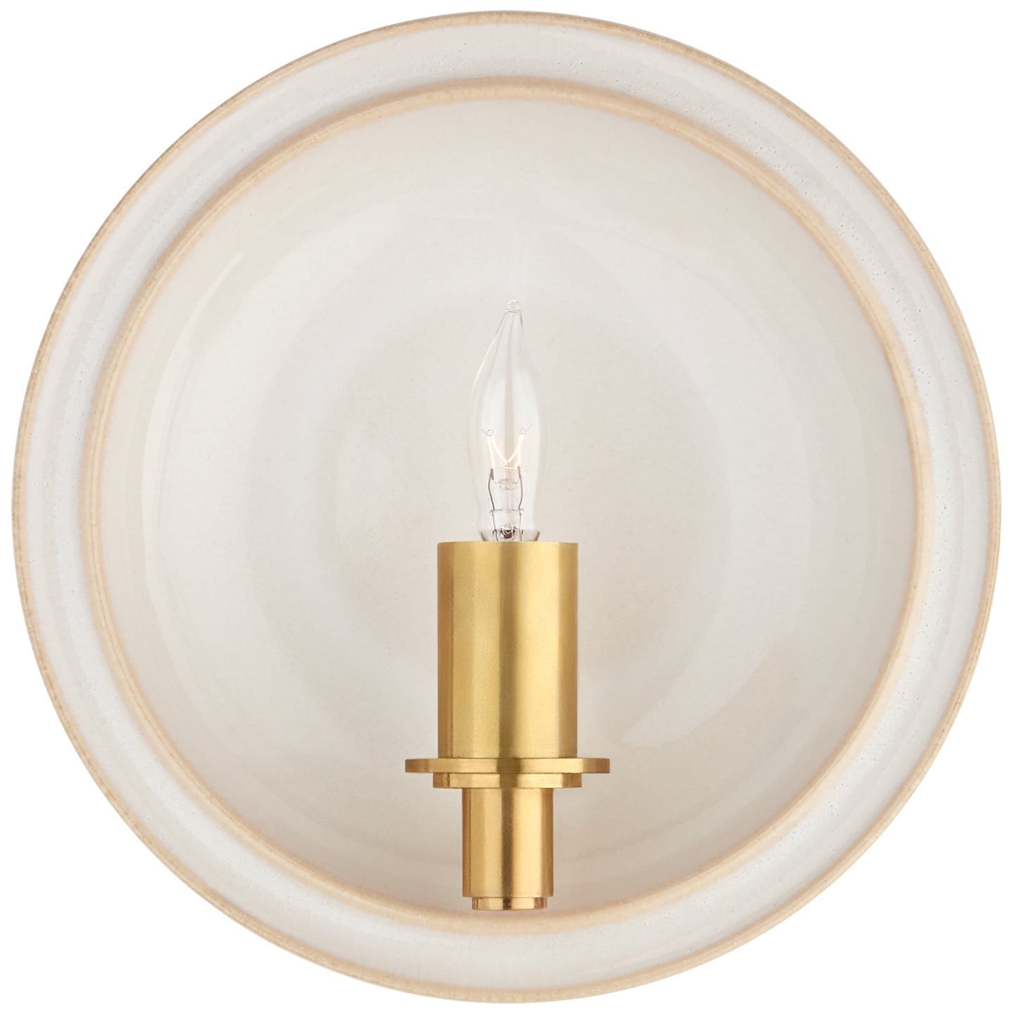 Visual Comfort Signature - CS 2605IVO - One Light Wall Sconce - Leeds - Ivory