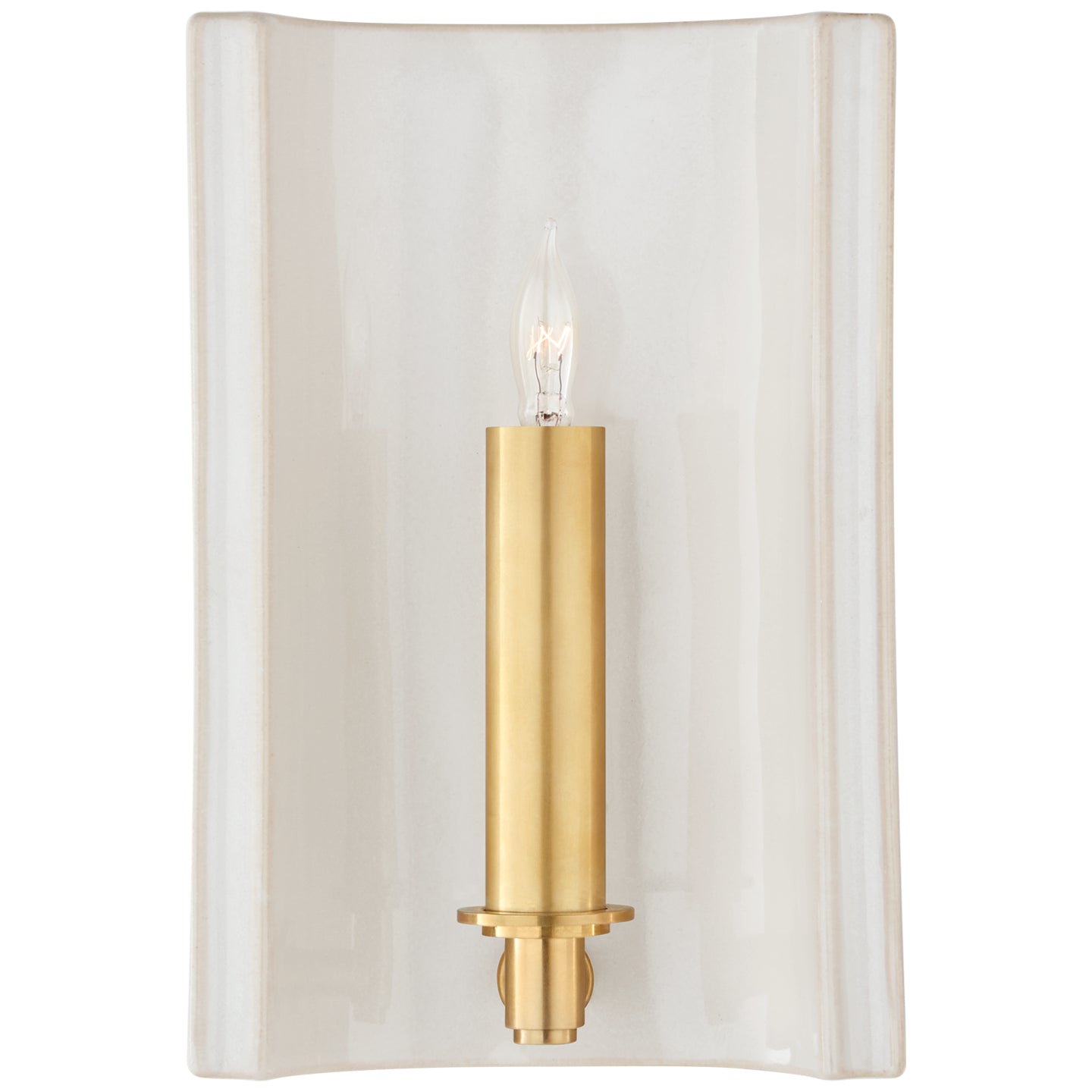 Visual Comfort Signature - CS 2609IVO - One Light Wall Sconce - Leeds - Ivory