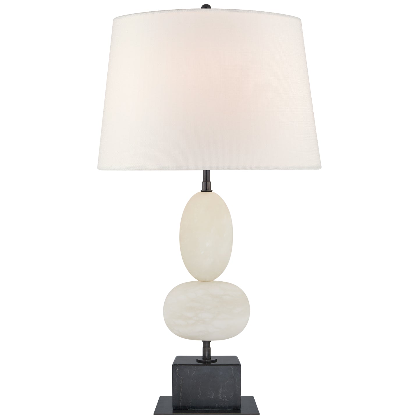 Visual Comfort Signature - TOB 3980ALB/BM-L - One Light Table Lamp - Dani - Alabaster and Black Marble