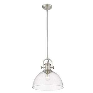 Golden - 3118-L PW-SD - One Light Pendant - Hines PW - Pewter