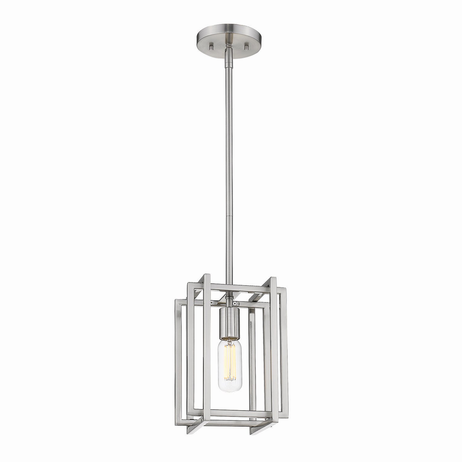 Golden - 6070-M1L PW-PW - One Light Mini Pendant - Tribeca PW - Pewter